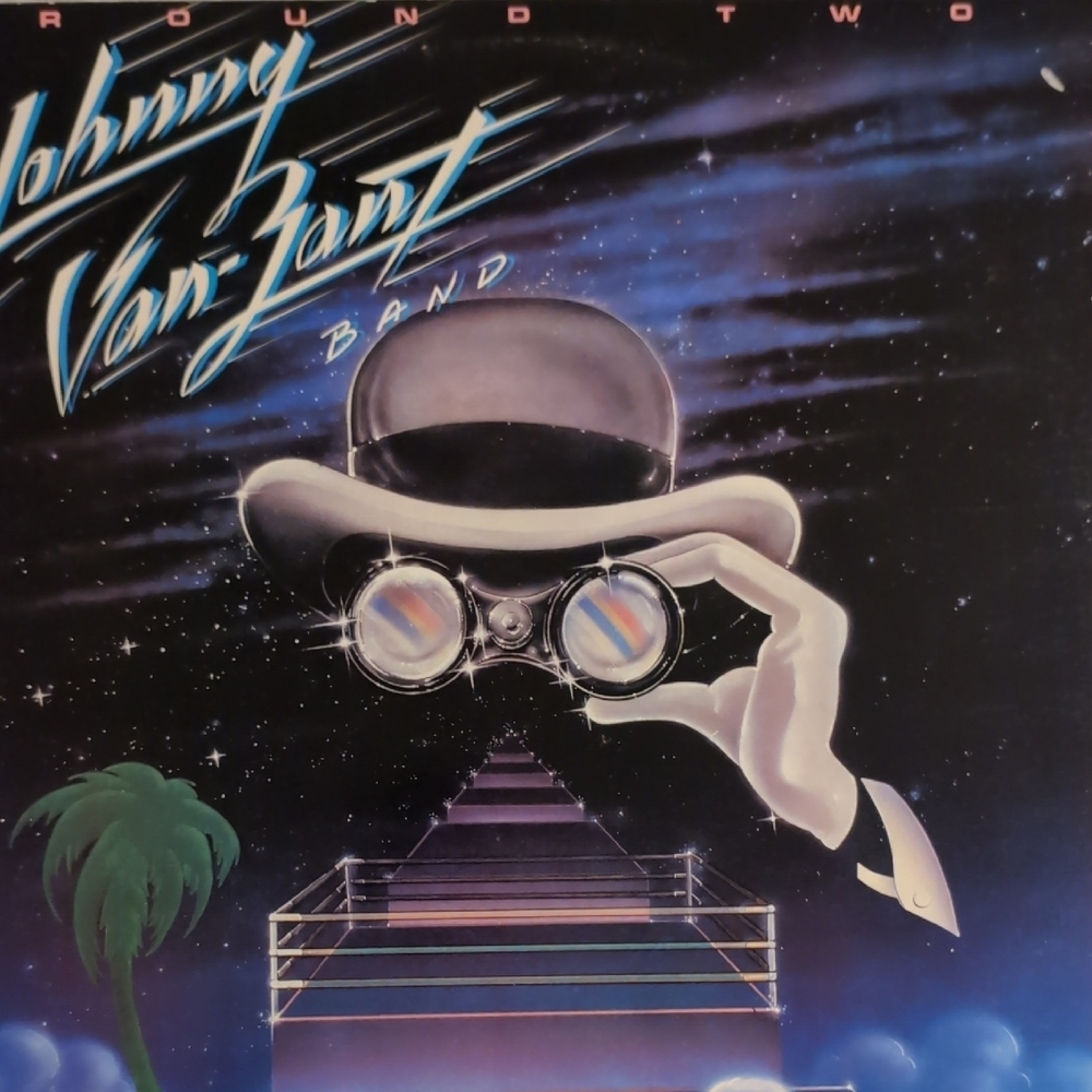 Vintage Johnny Van Zant Band 'Round Two' Vinyl LP Record Album
